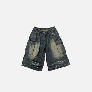 Urban Distressed Cargo Jorts - tntwear1