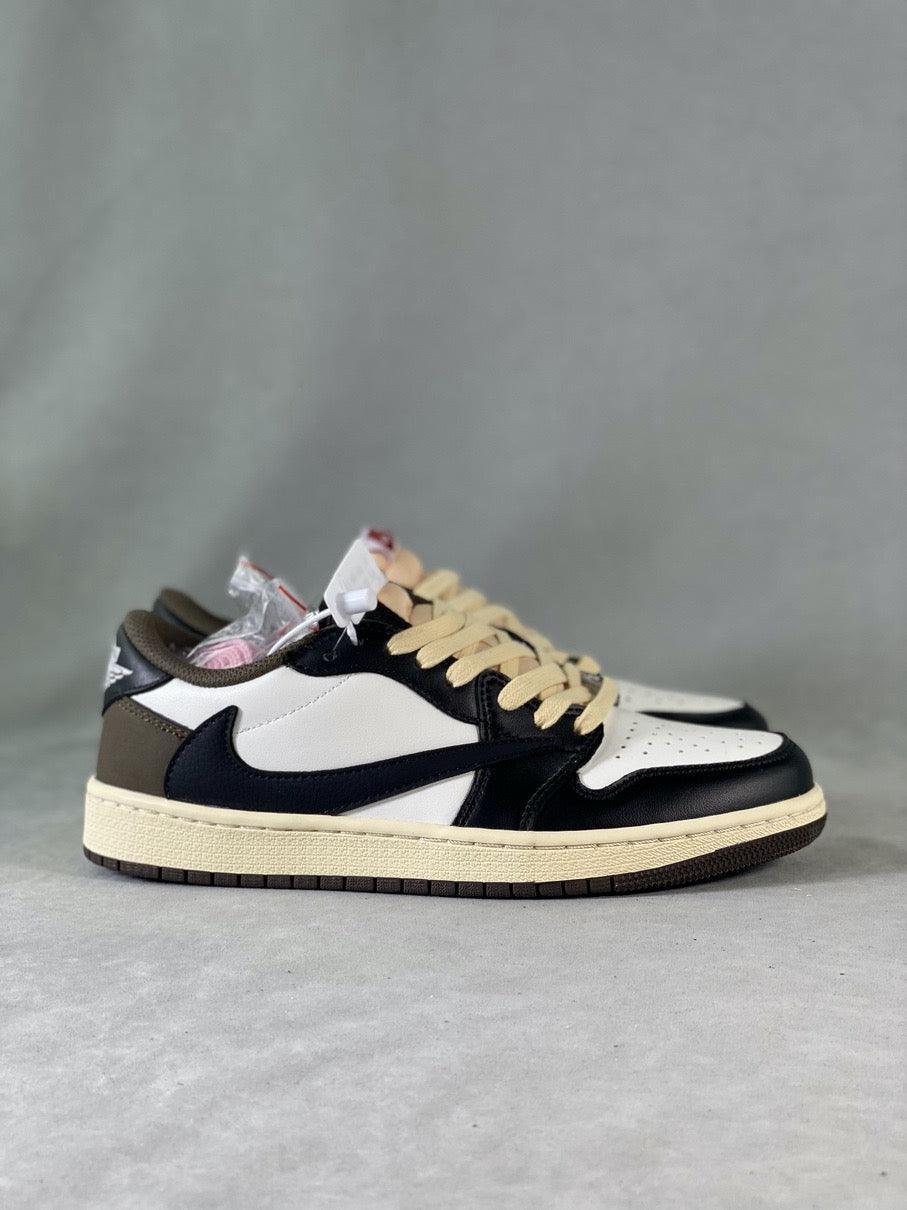 Custom Travis Scott × Air Jordan 1 Low OG “Reverse M CQ4277 105 - tntwear1