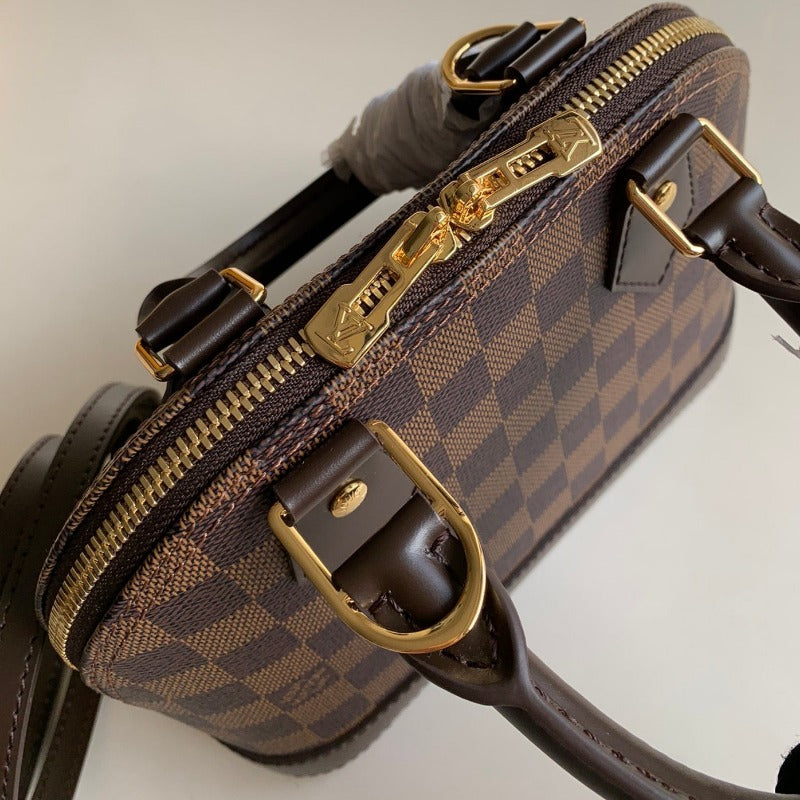 Tntwear - Alma BB Monogram  Bag Brown