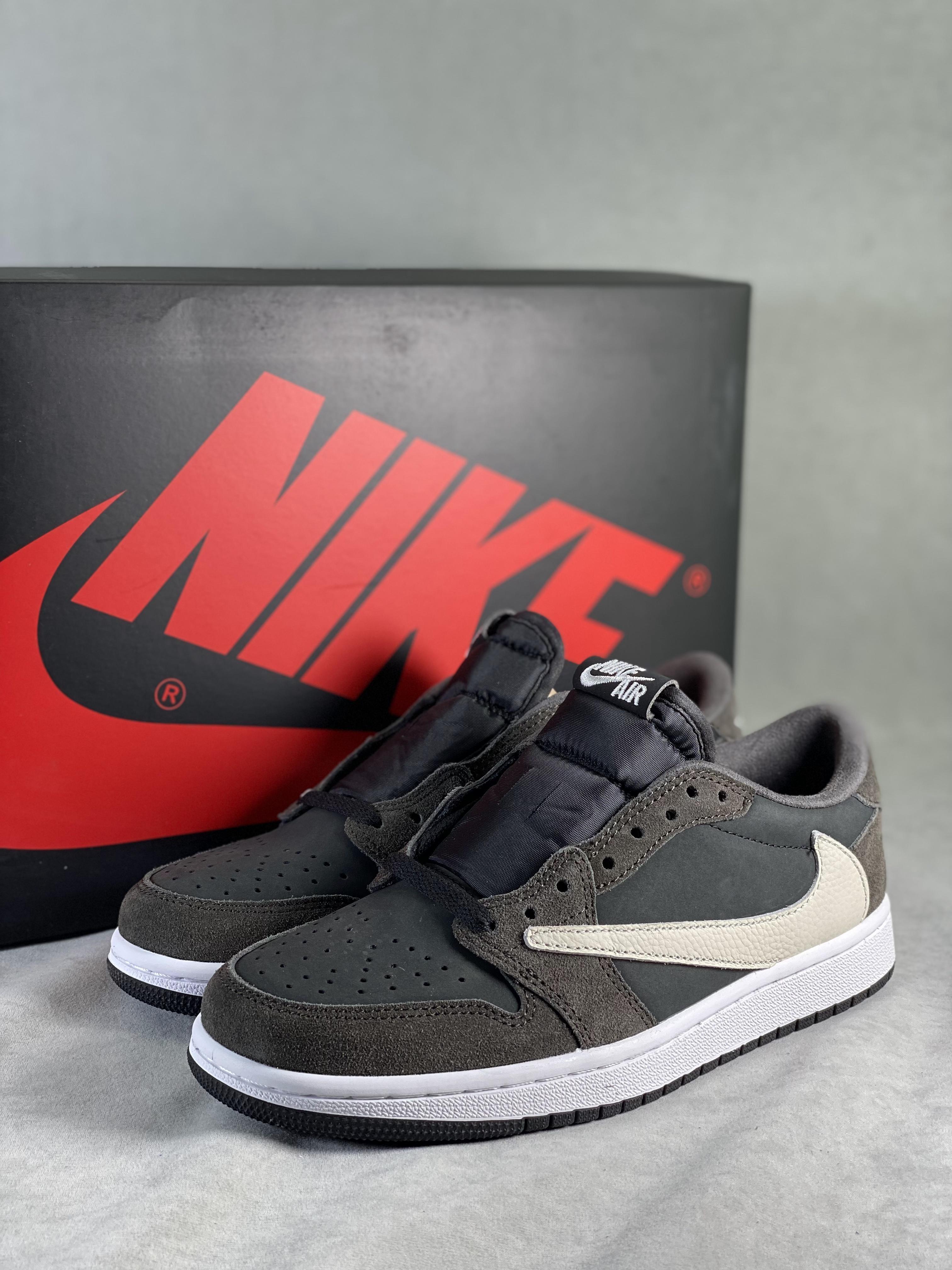 Custom Travis Scott x Fragment x Air Jordan 1 Low TS CQ4277 003 - tntwear1