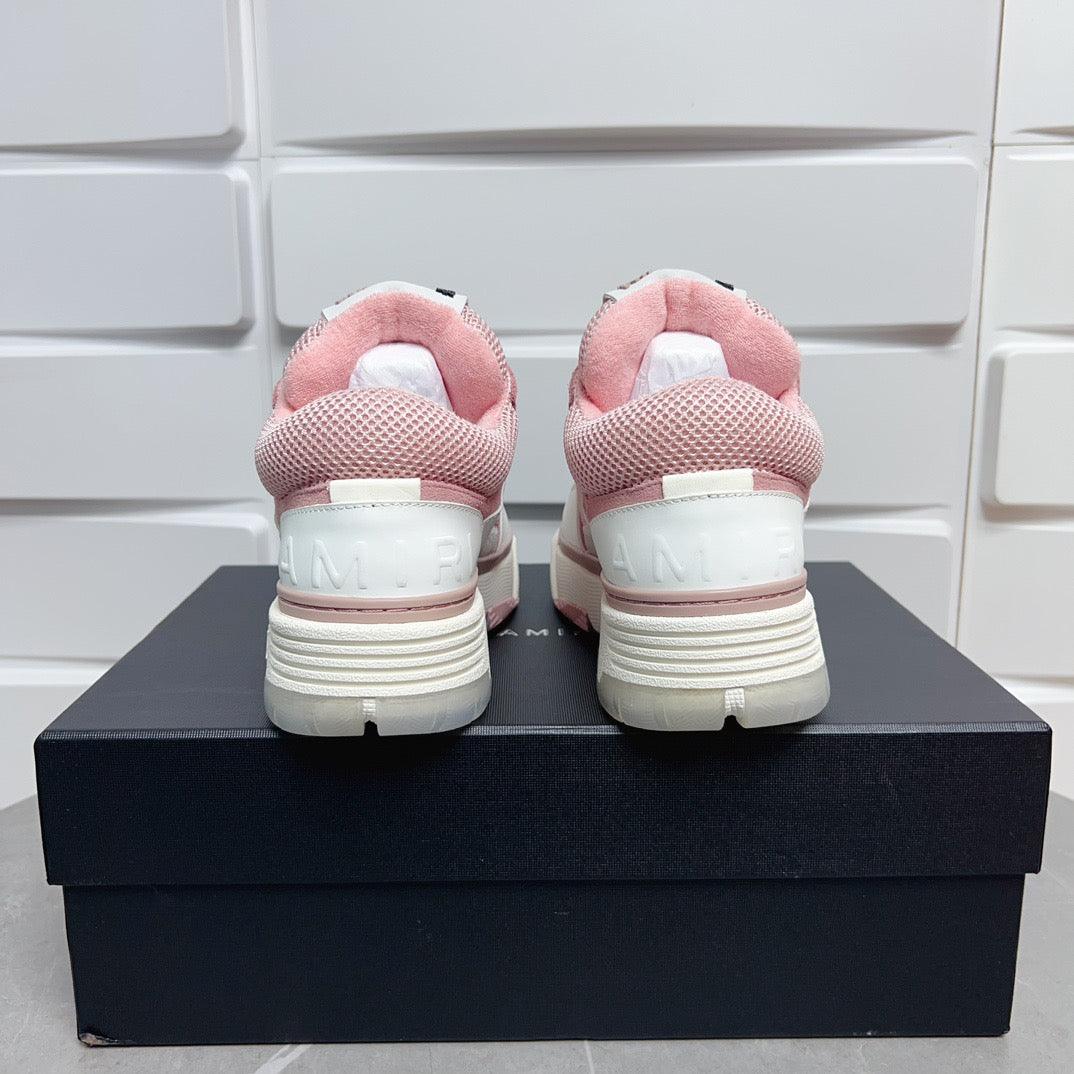 AMR MA-1 White and Pink Sneakers-129 - tntwear1