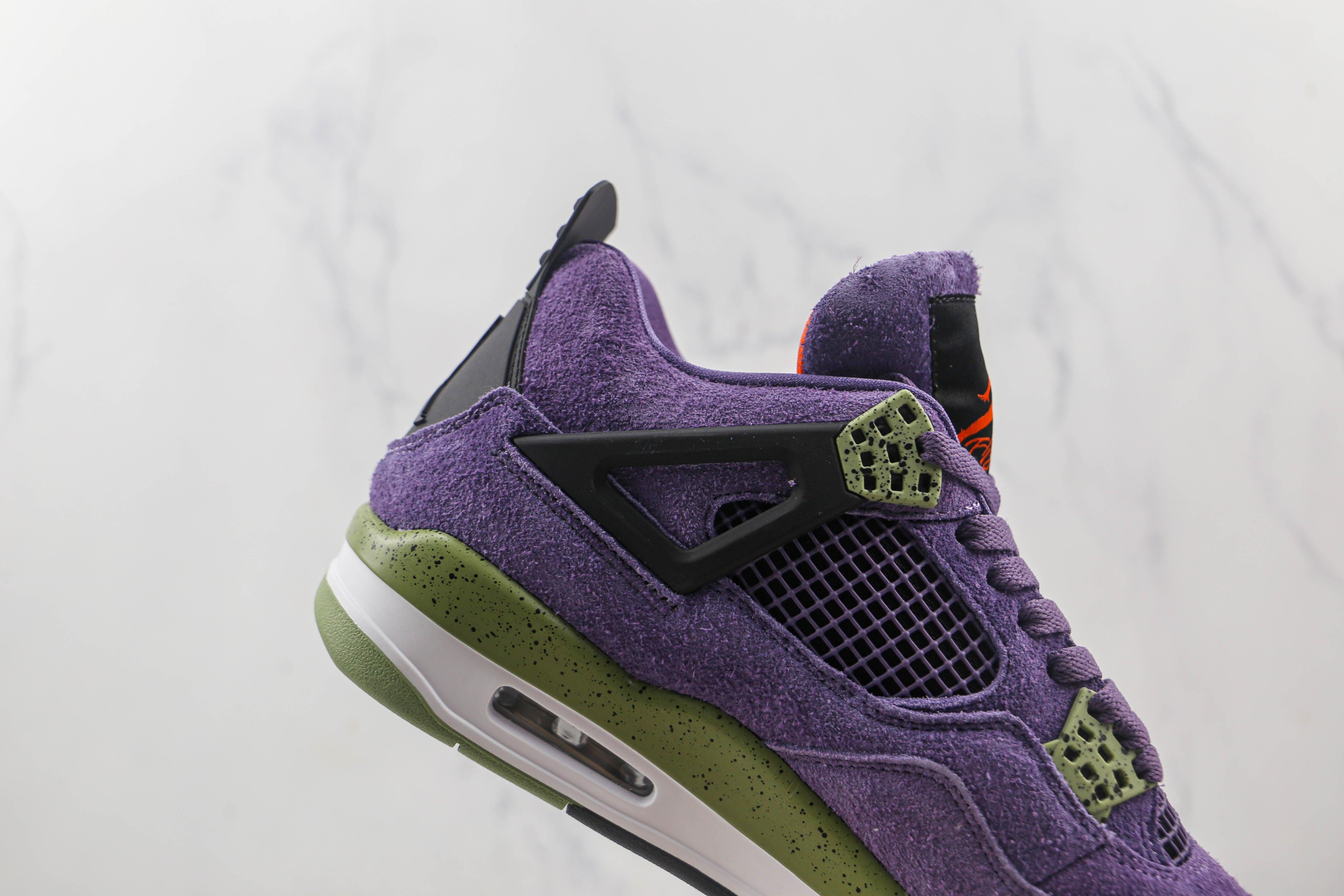 Custom Air Jordan 4 Retro Canyon Purple AJ4 - tntwear1