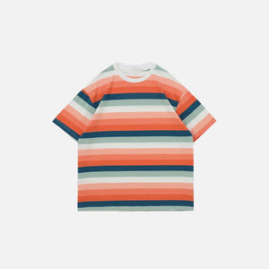 Pastel Rainbow Stripes T-shirt - tntwear1