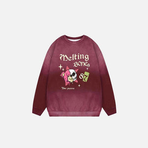 Mystic Melting Bones Sweatshirt - tntwear1