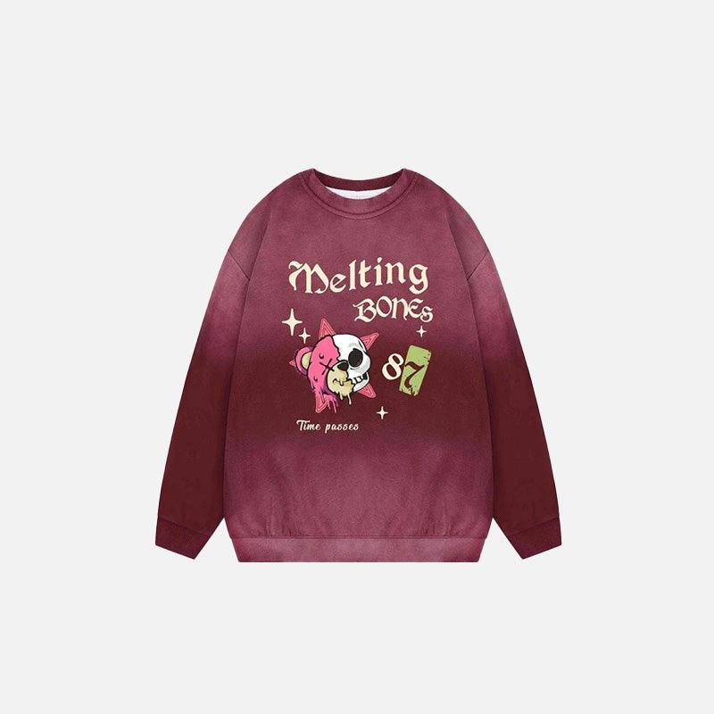 Mystic Melting Bones Sweatshirt - tntwear1