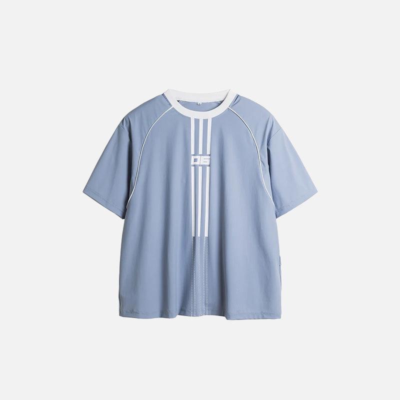 Retro Raglan Striped T-shirt - tntwear1