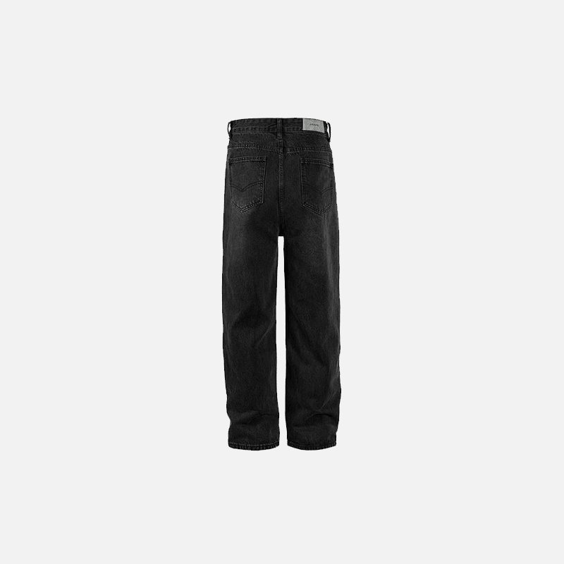 Vintage Washed Loose Jeans - tntwear1