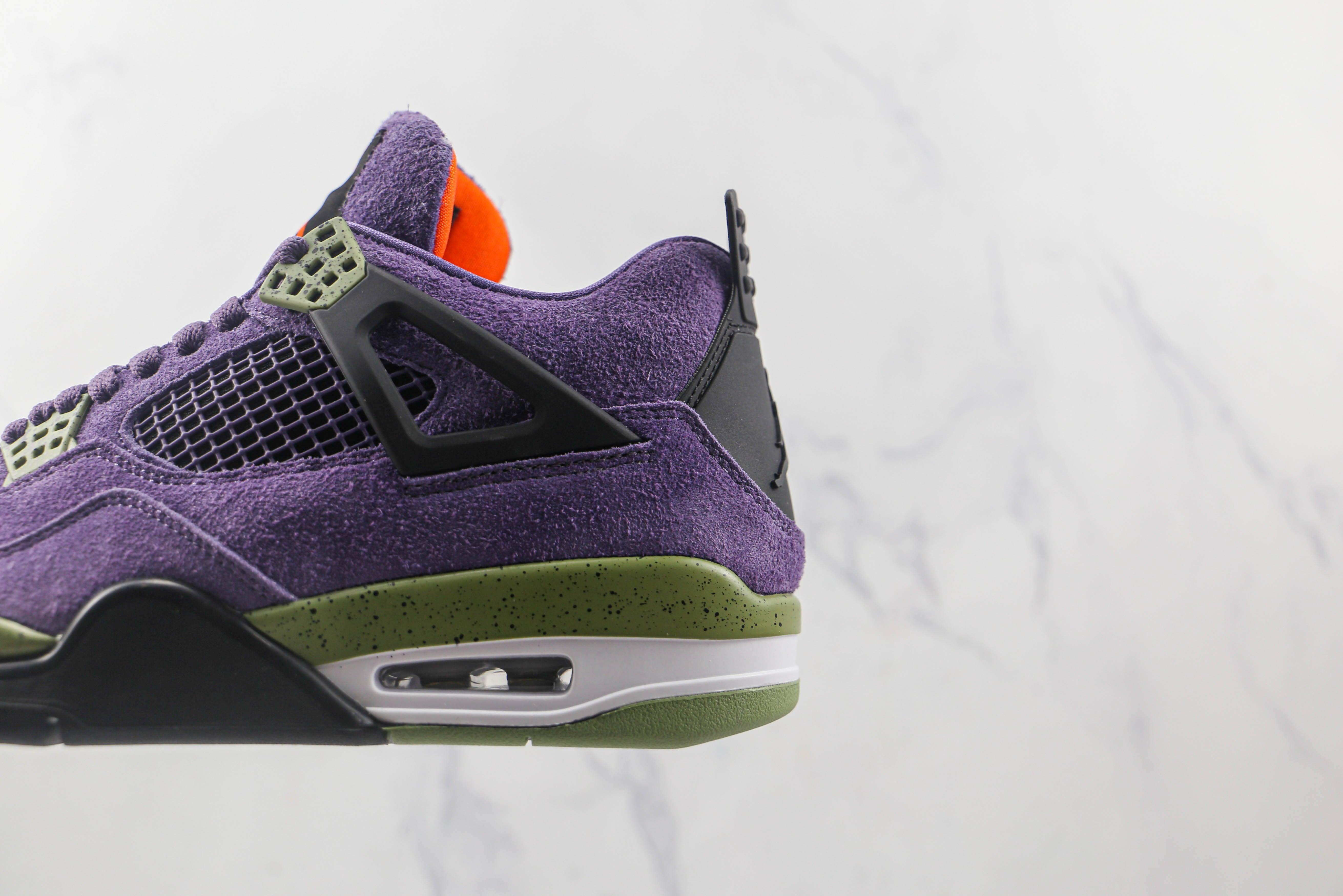 Custom Air Jordan 4 Retro Canyon Purple AJ4 - tntwear1