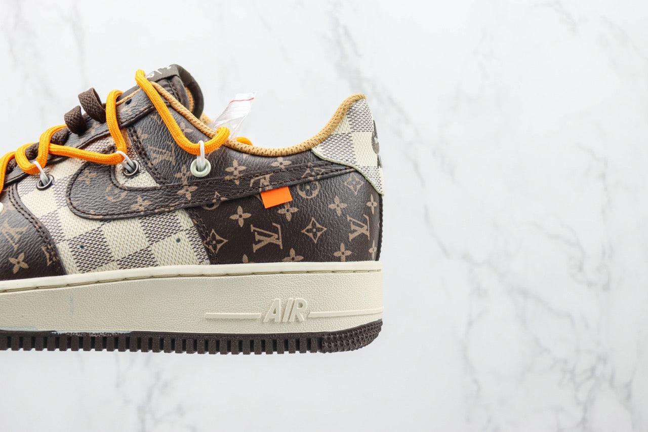 Custom Lv x Air Force 1 Low 07 CV1724-113 - tntwear1