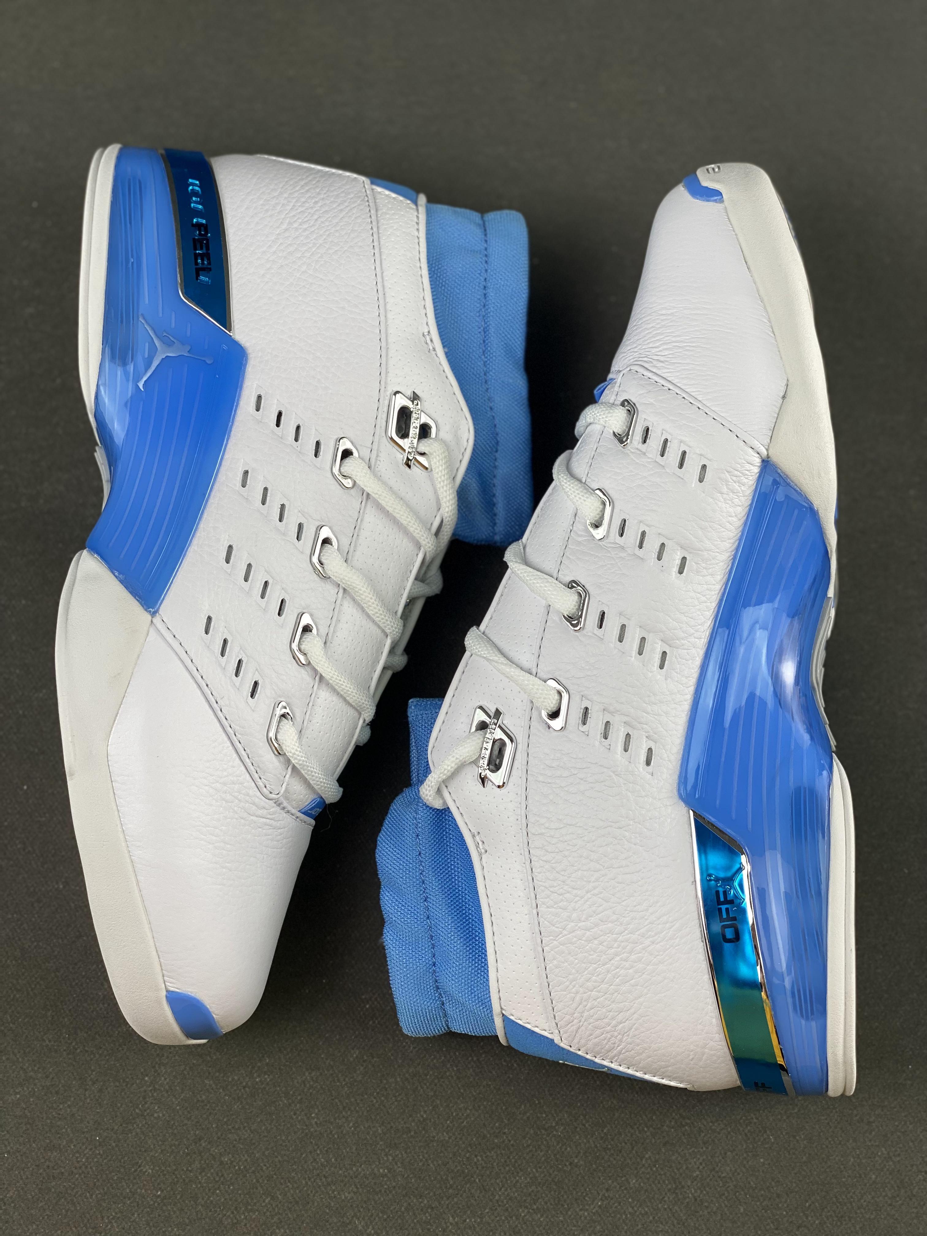 Custom Air Jordan 17 Low SP “UNC” - tntwear1