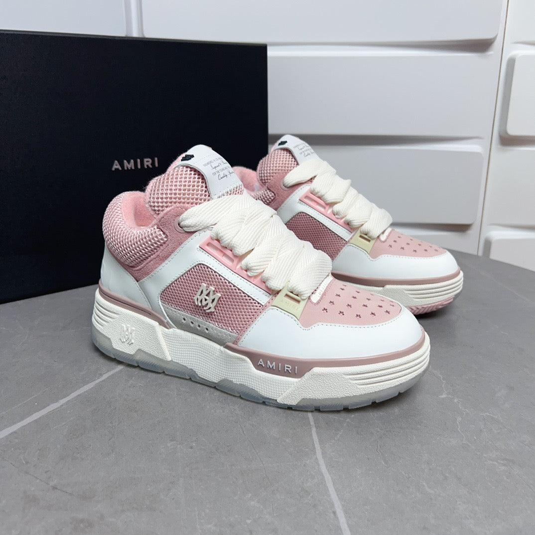 AMR MA-1 White and Pink Sneakers-129 - tntwear1