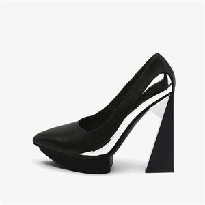 11.5cm Extreme Strange High Heels Women Pumps 2.5cm Platform Woman Pointed Toe High Heels Shoes Stiletto - tntwear1