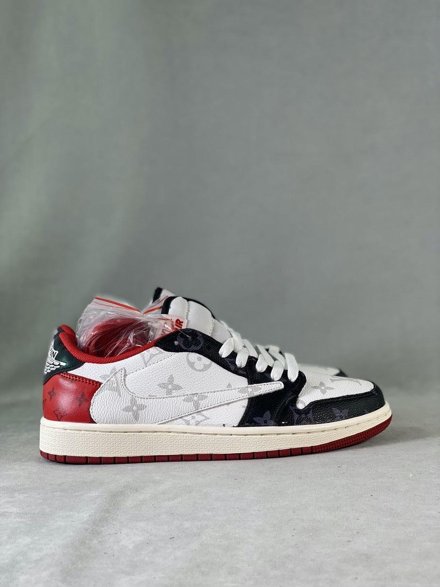 Custom Fragment x TS x Air Jordan 1 Low DM7866-318 - tntwear1