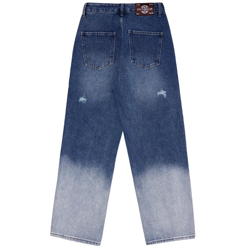 1984 Gradient Jeans Fringed Stars - tntwear1