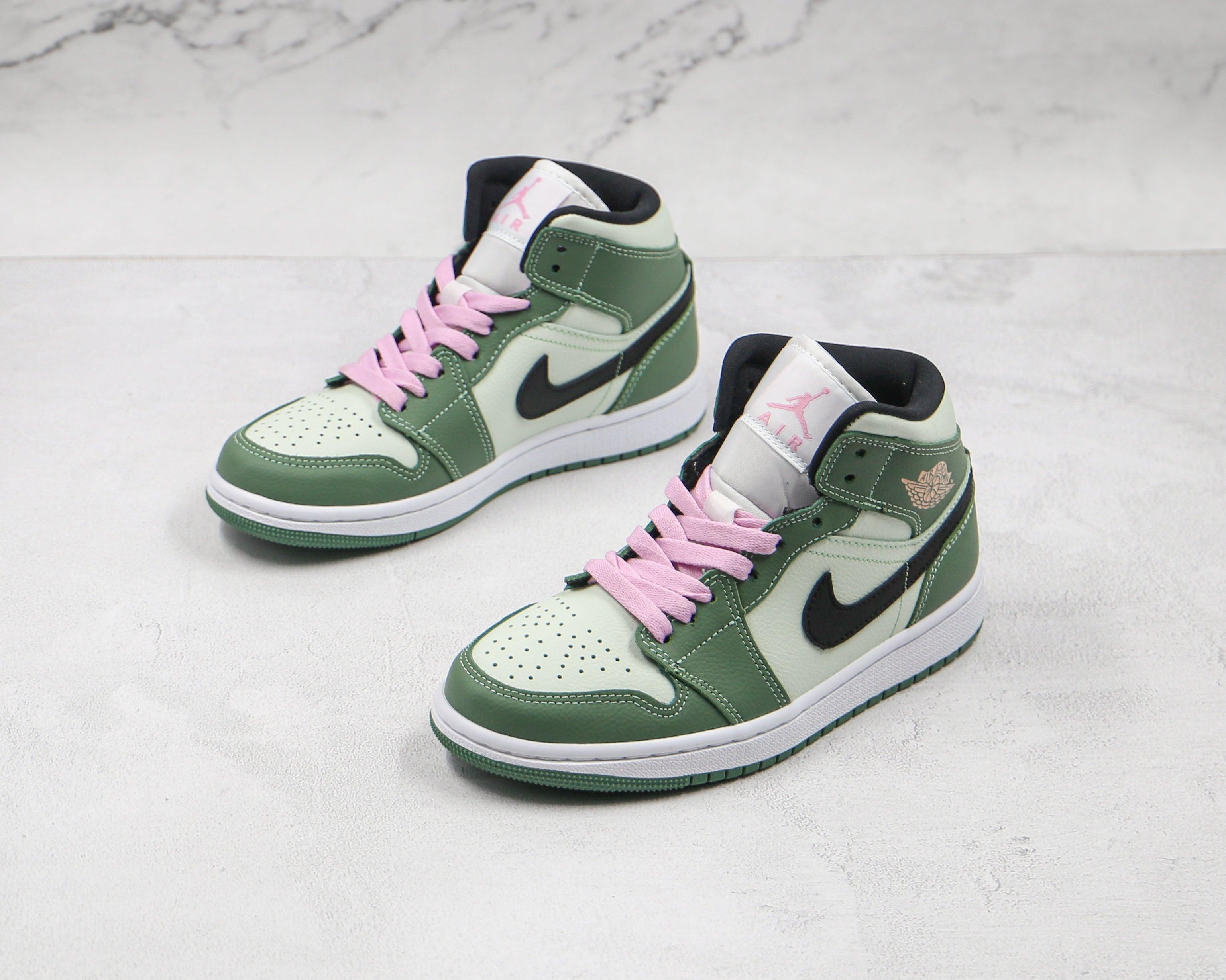 Custom Air Jordan 1 Dutch Green High Q - tntwear1