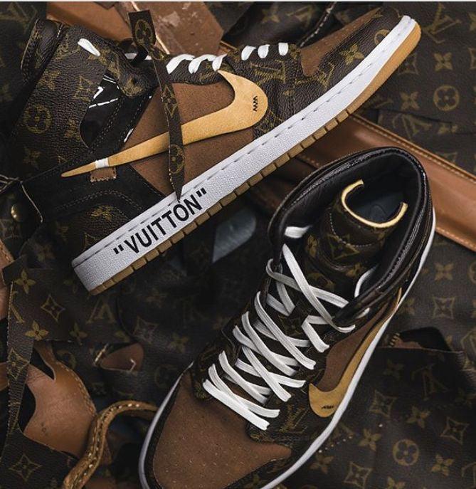 Custom Air Jordan 1 LV High Q ( Customs And Box ), Jordan 1 Sneakers Active A11 - tntwear1