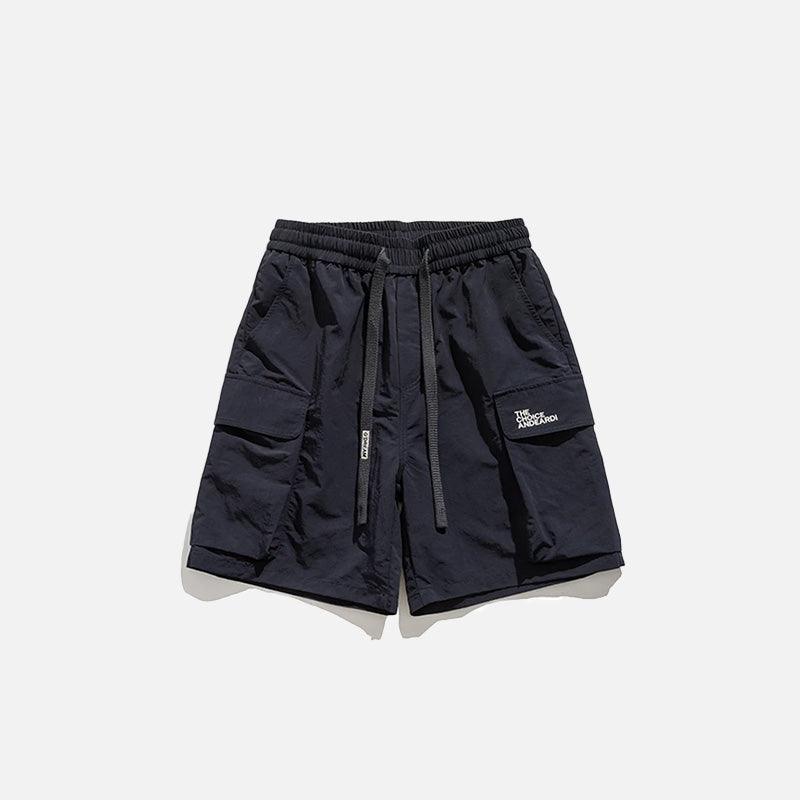 Solid Utility Cargo Shorts - tntwear1