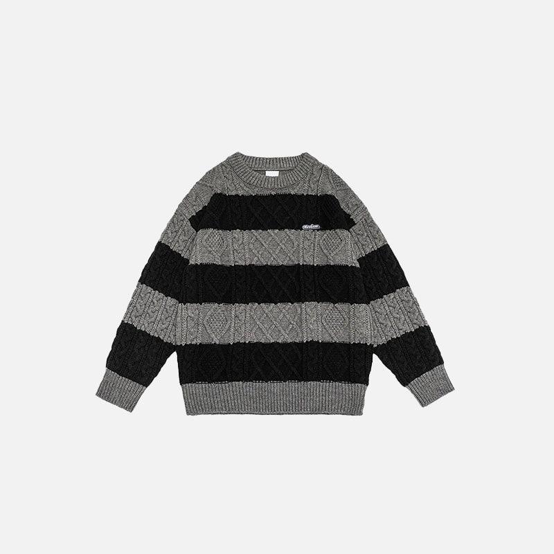 Classic Cable Knit Sweater - tntwear1