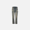 Vintage Washed Straight-Leg Denim Jeans - tntwear1