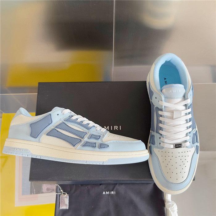 AMR Skel Top Low Baby Blue Sneakers-192 - tntwear1