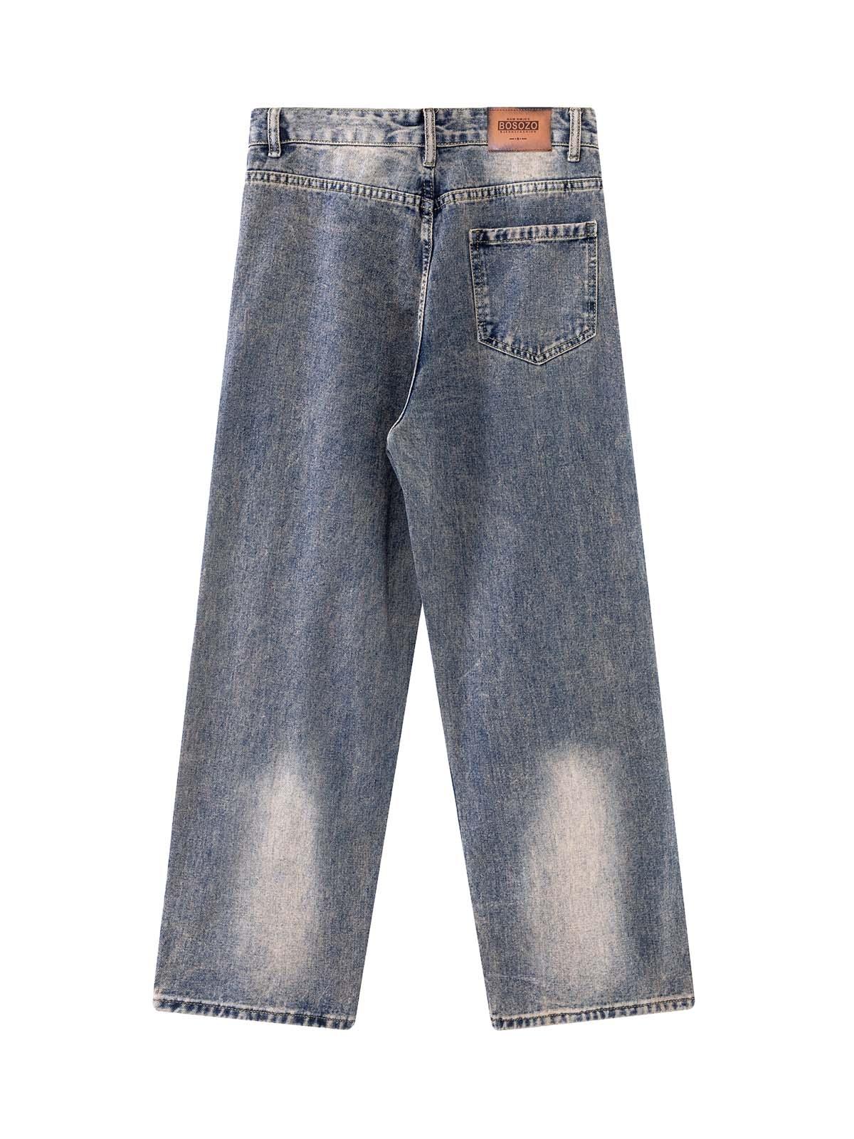 Tntwear Rivet Distressed Jeans - tntwear1