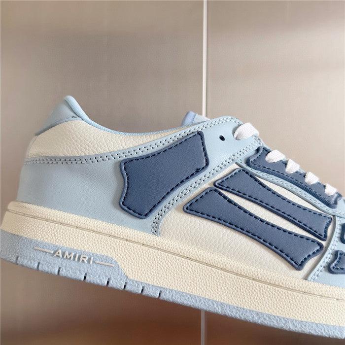 AMR Skel Top Low Baby Blue Sneakers-192 - tntwear1