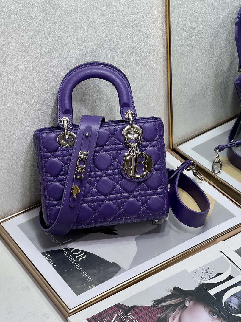 Small Lady My ABCCD Bag Lambskin Purple