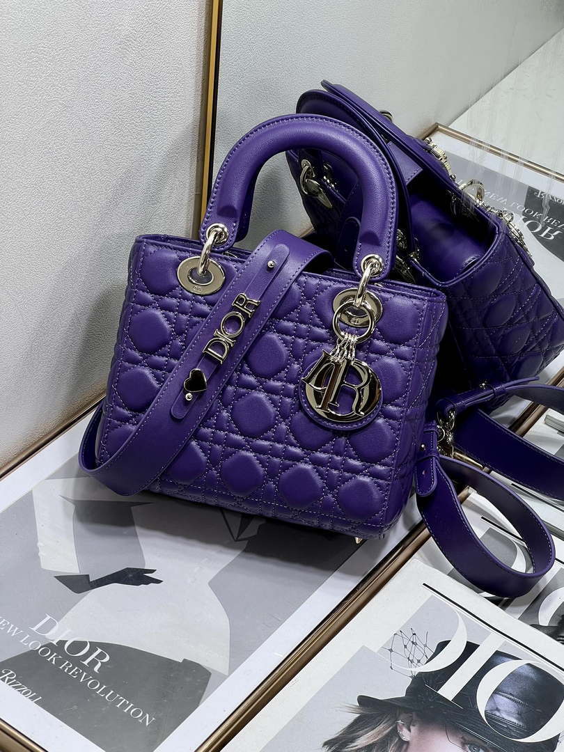 Small Lady My ABCCD Bag Lambskin Purple