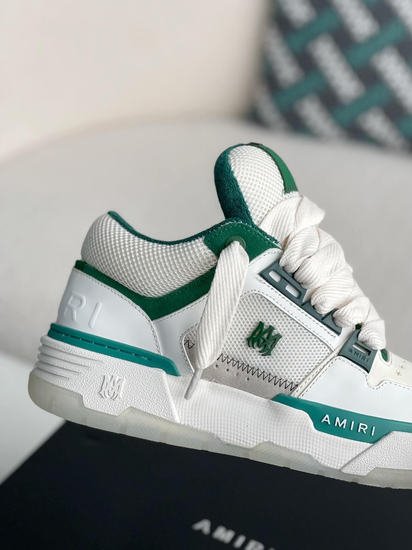 AMIRI MA-1 Sneakers White Green Sneaker - tntwear1