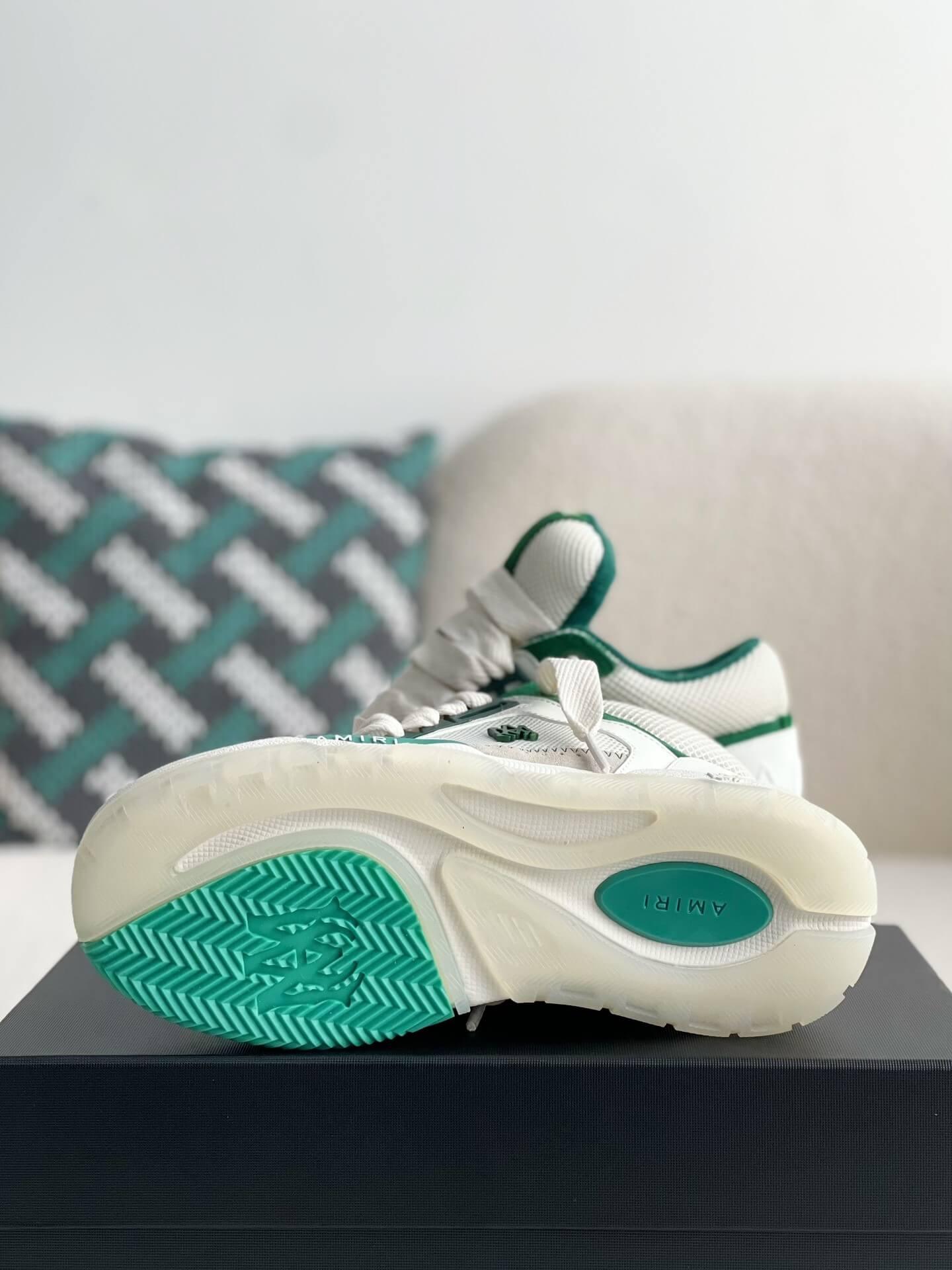 AMIRI MA-1 Sneakers White Green Sneaker - tntwear1