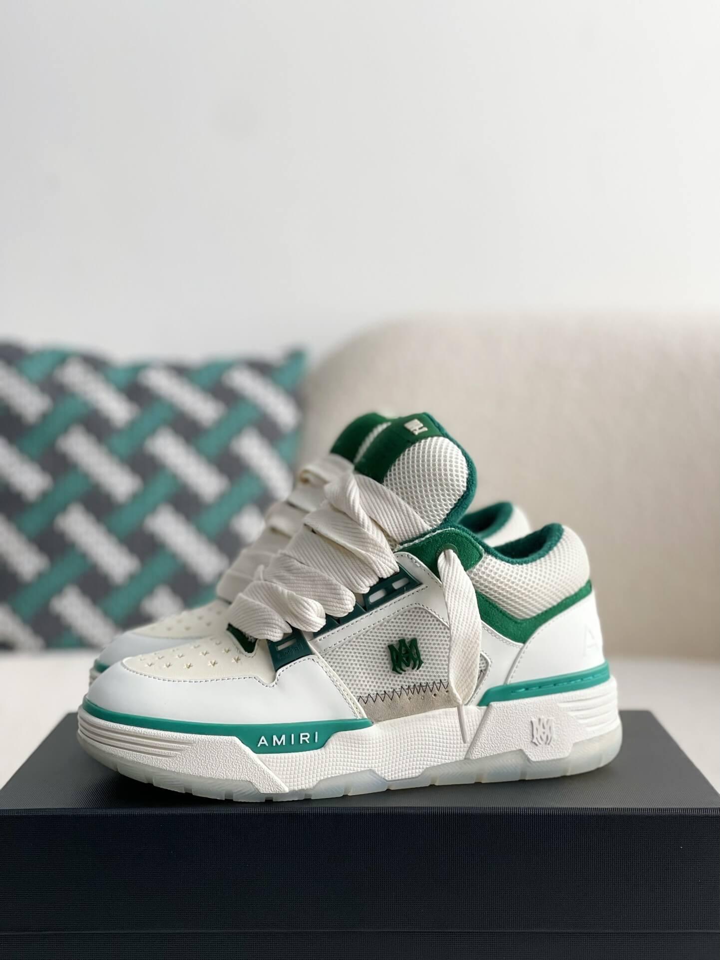 AMIRI MA-1 Sneakers White Green Sneaker - tntwear1