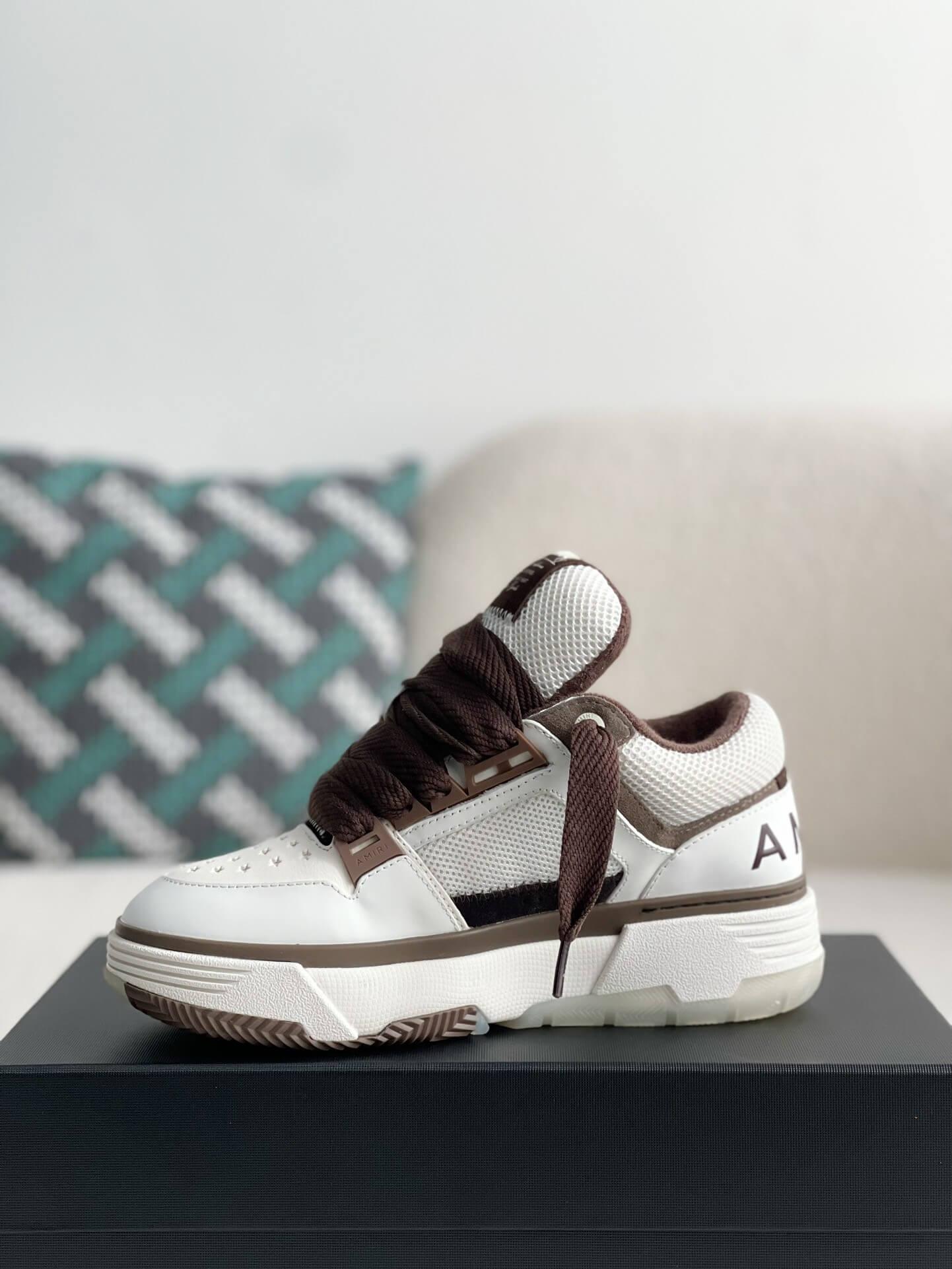 AMIRI MA-1 White Brown Sneaker - tntwear1