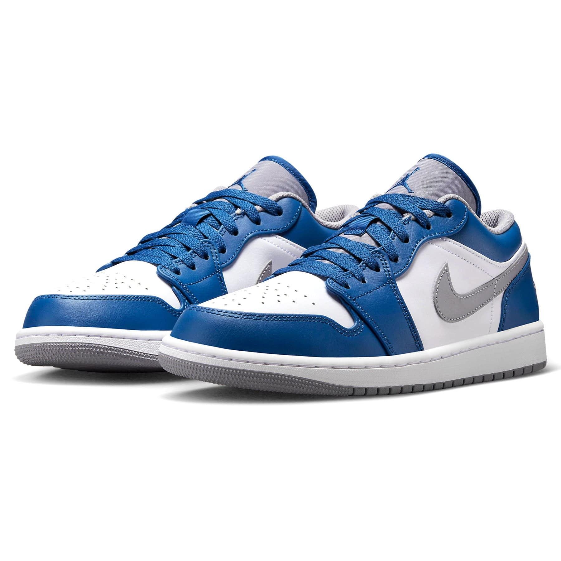 Air Jordan 1 Low 'True Blue Cement' - tntwear1