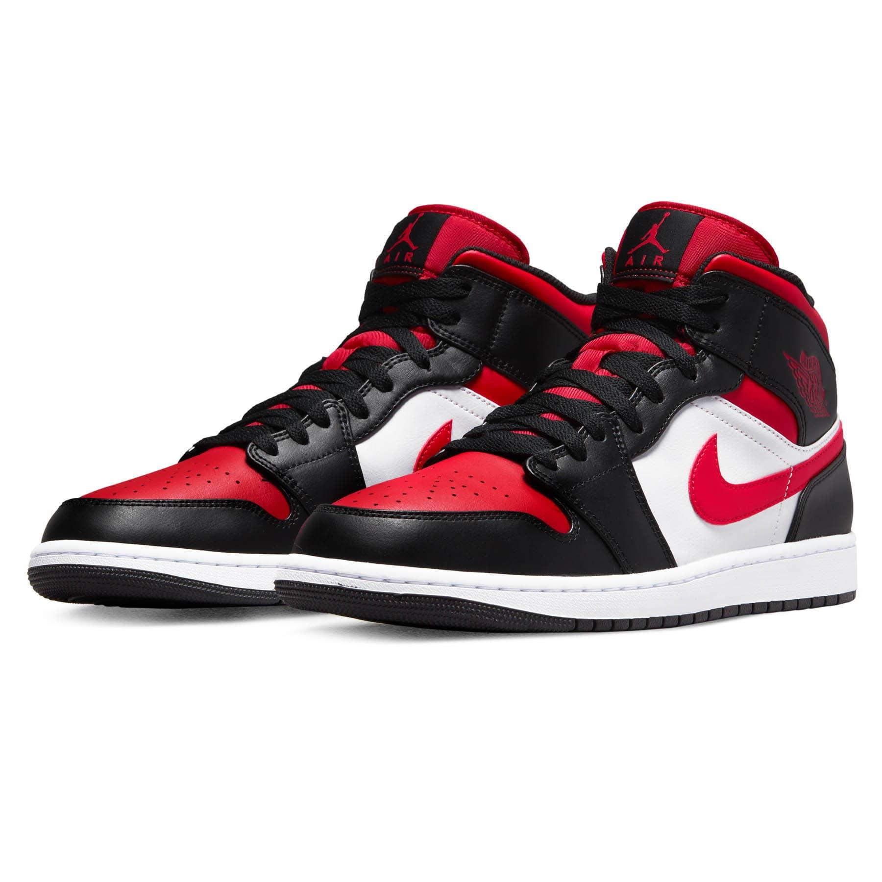 Air Jordan 1 Mid 'Black Fire Red' - tntwear1