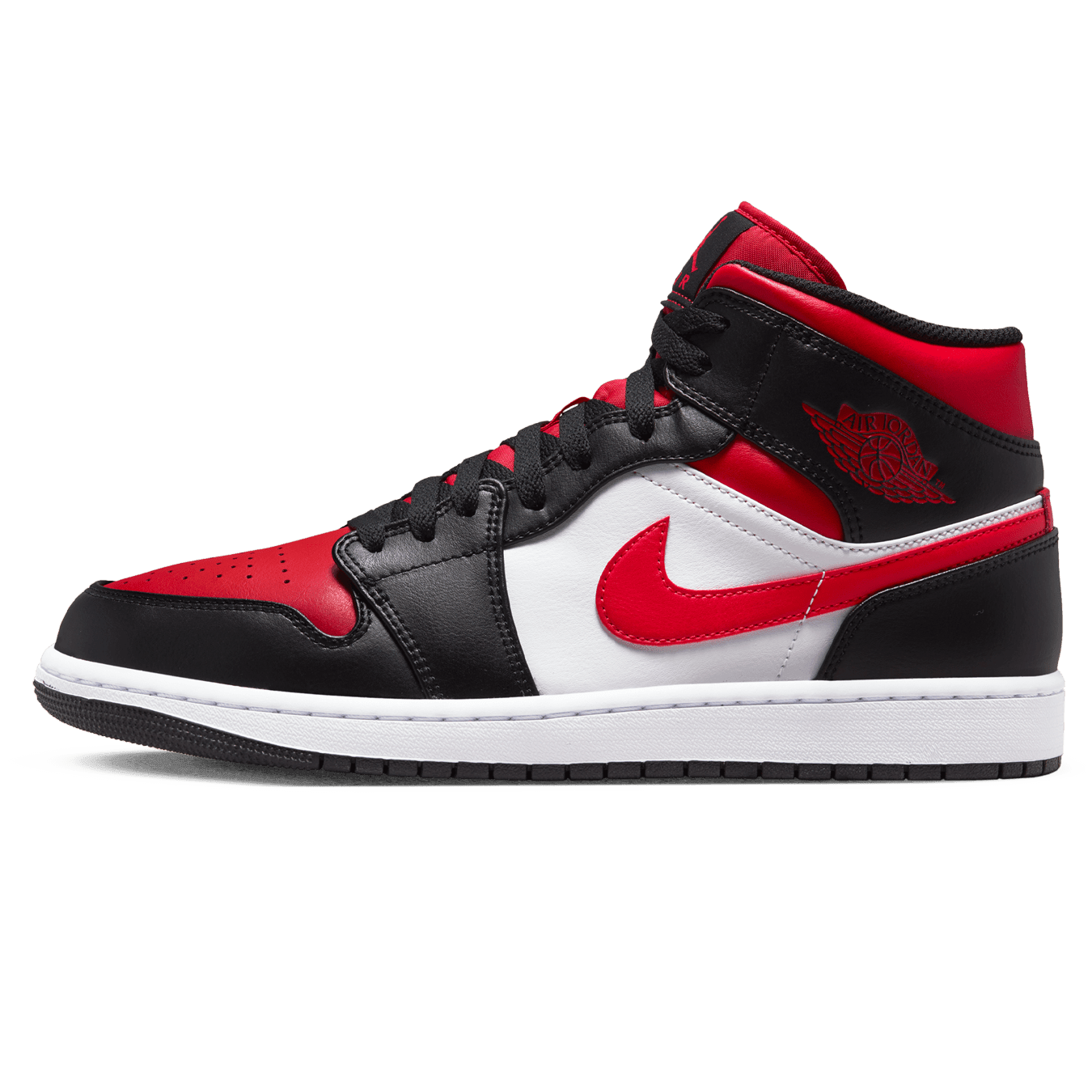 Air Jordan 1 Mid 'Black Fire Red' - tntwear1