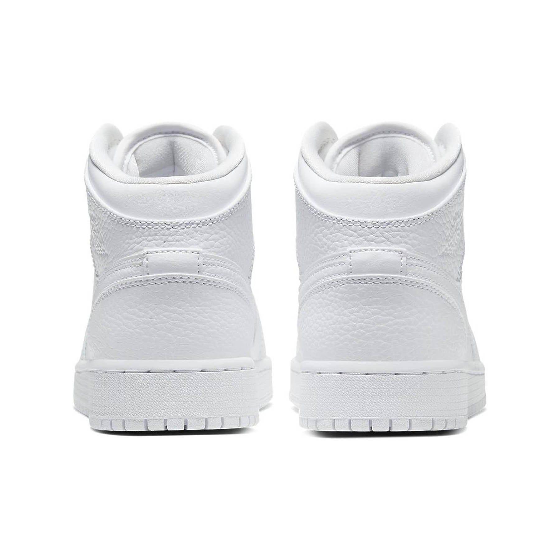 Air Jordan 1 Mid GS 'Triple White' - tntwear1