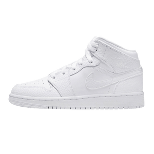 Air Jordan 1 Mid GS 'Triple White' - tntwear1