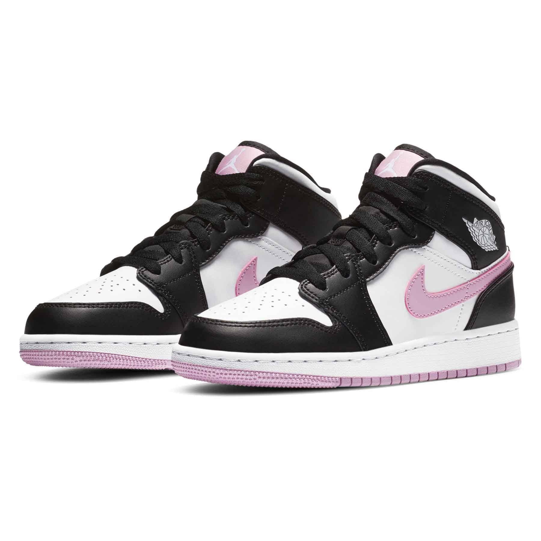 Air Jordan 1 Mid GS 'White Light Arctic Pink' - tntwear1