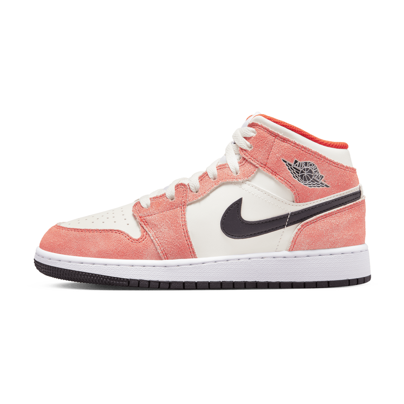 Air Jordan 1 Mid SE GS 'Orange Suede' - tntwear1