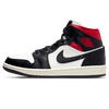 Air Jordan 1 Mid Wmns 'Black Sail Gym Red' - tntwear1