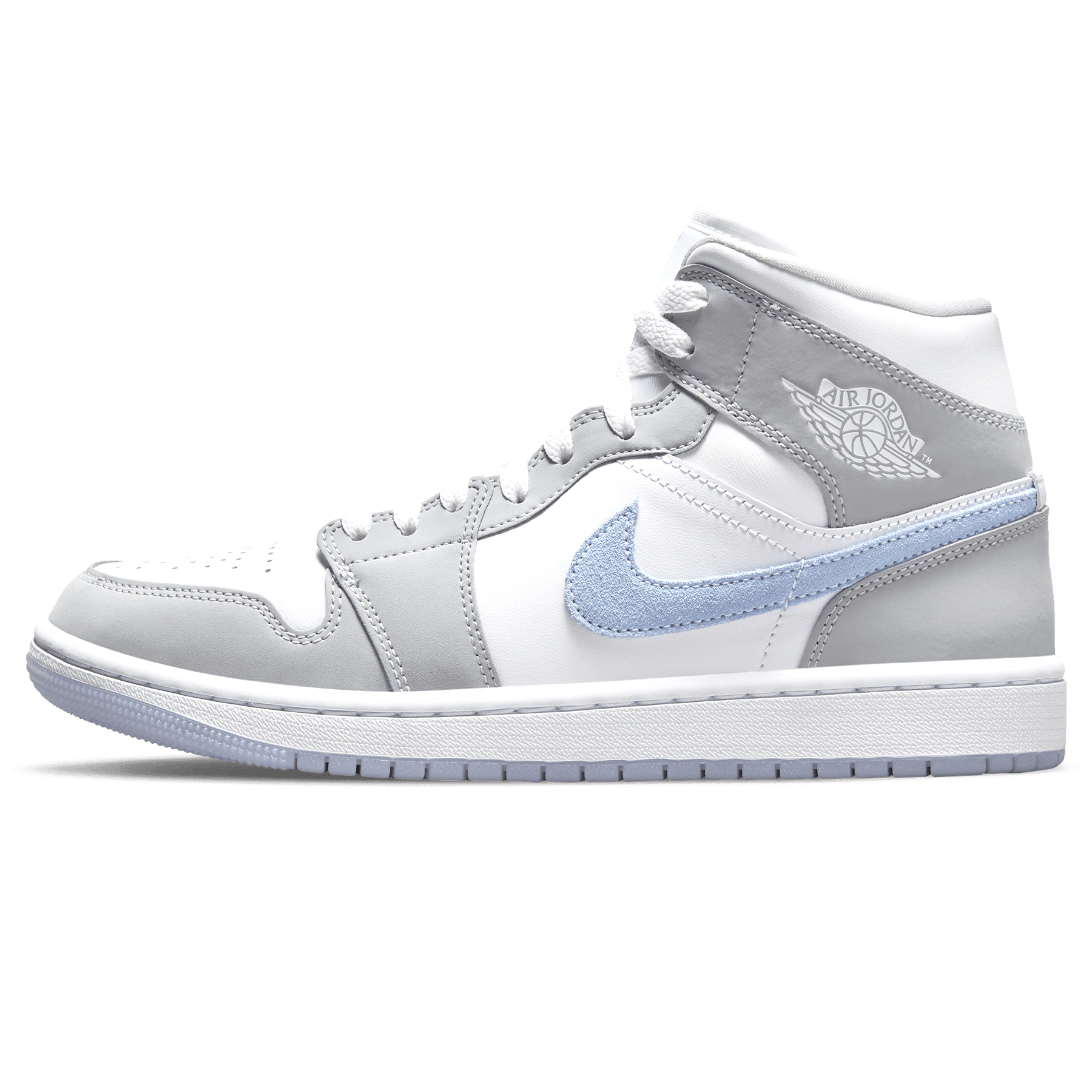 Air Jordan 1 Mid Wmns 'White Wolf Grey' - tntwear1