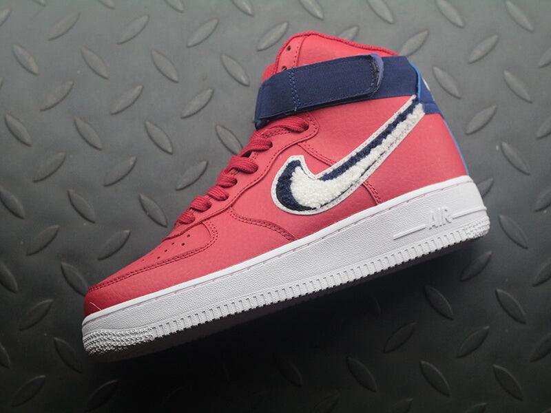 Air Force 1 High Sneakers Red White - tntwear1