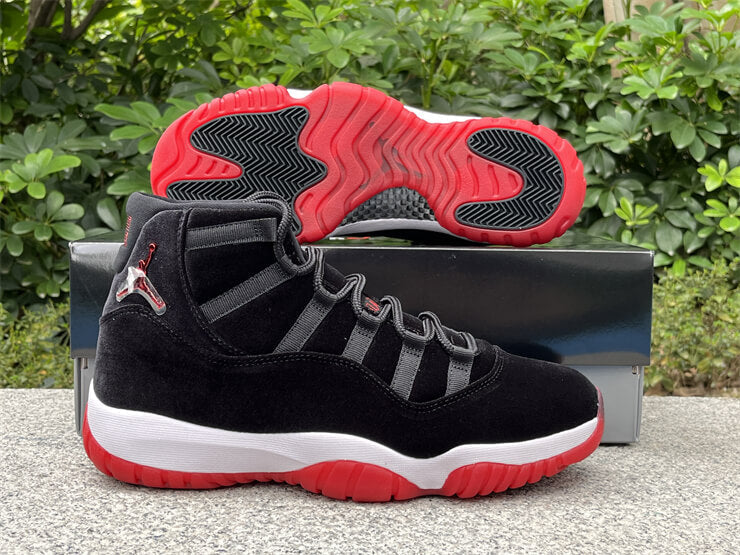 Air Jordan 11 WMNS "Bred Velvet" Sneakers