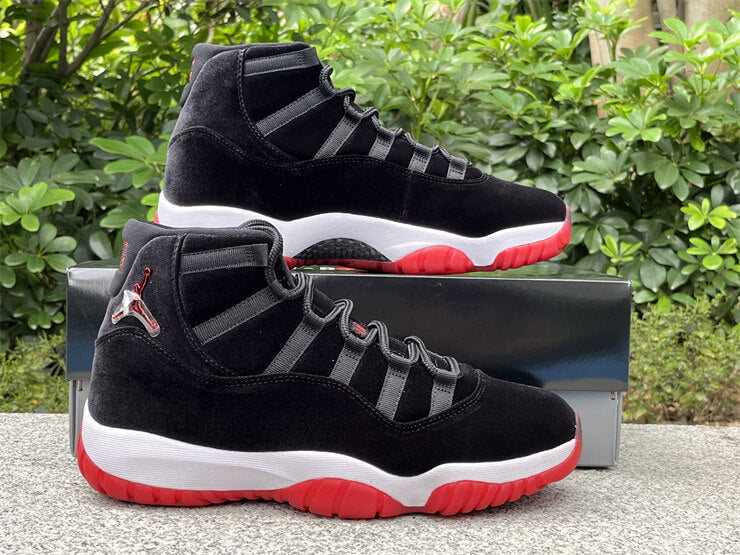 Air Jordan 11 WMNS "Bred Velvet" Sneakers