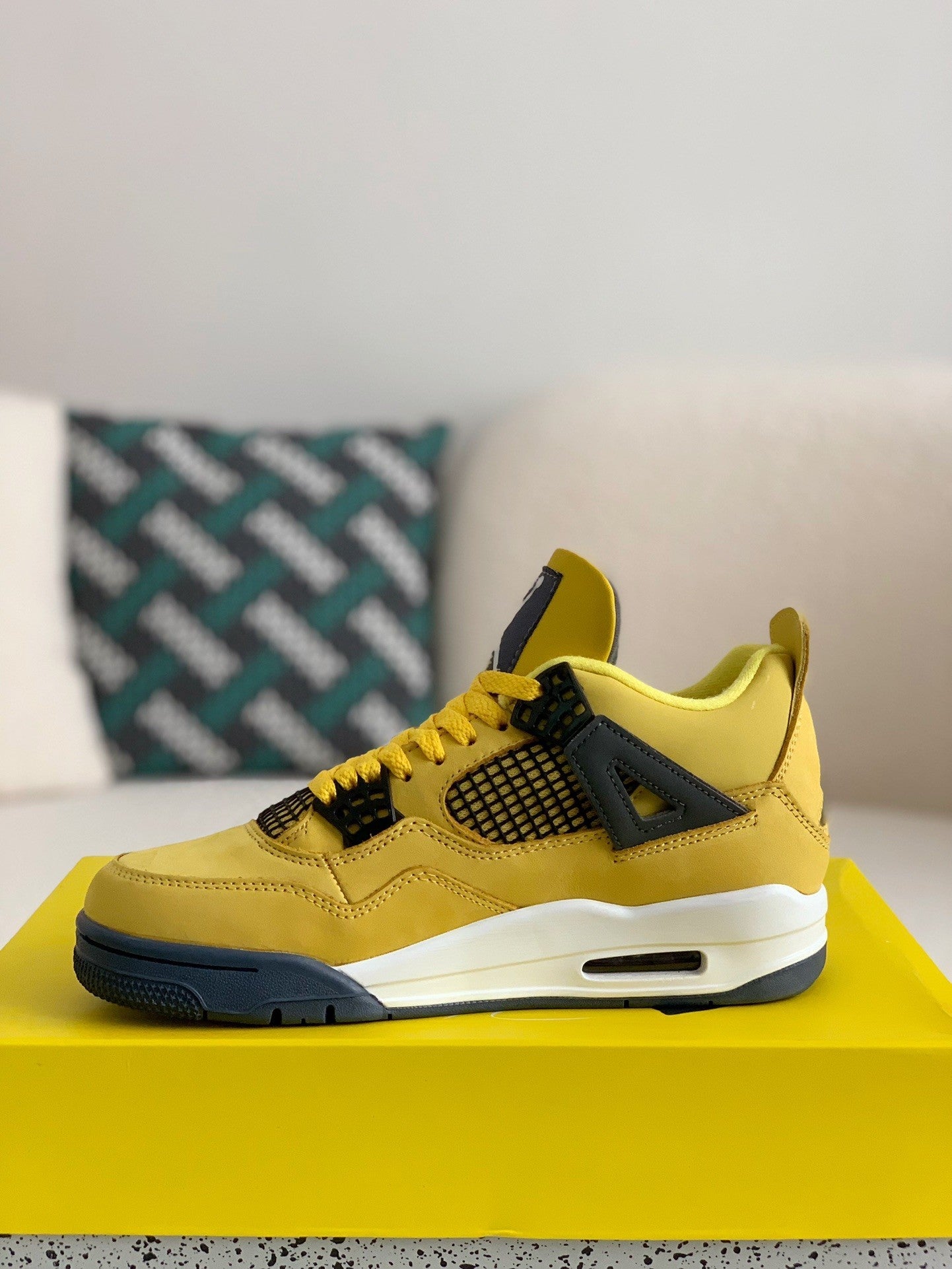 Air Jordan 4 Retro Custom Yellow