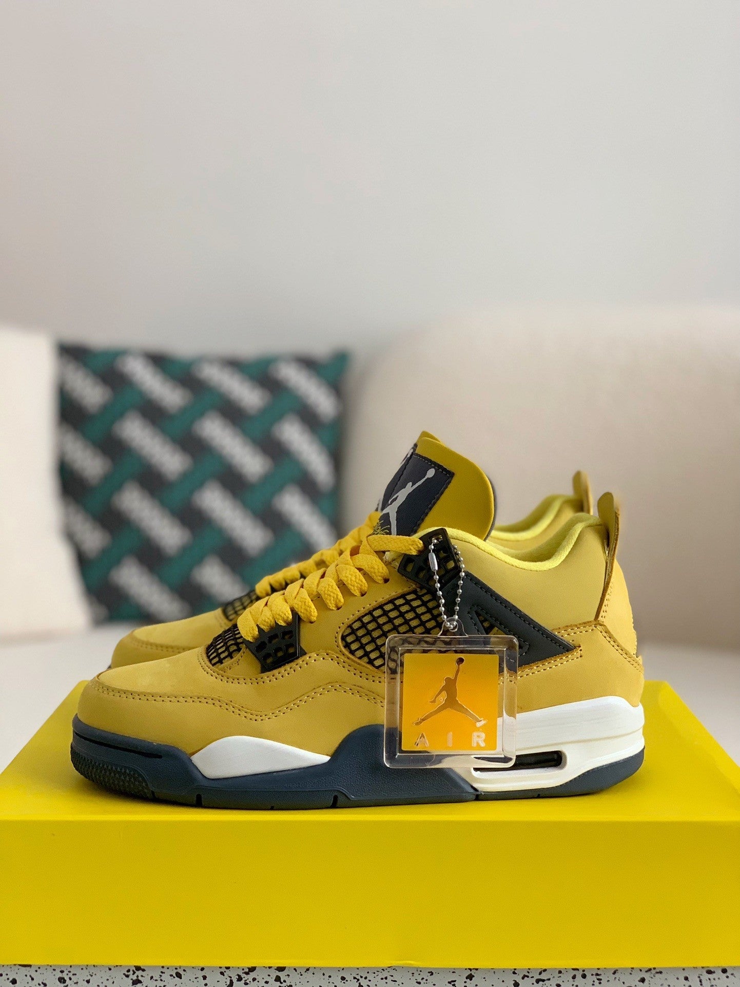 Air Jordan 4 Retro Custom Yellow