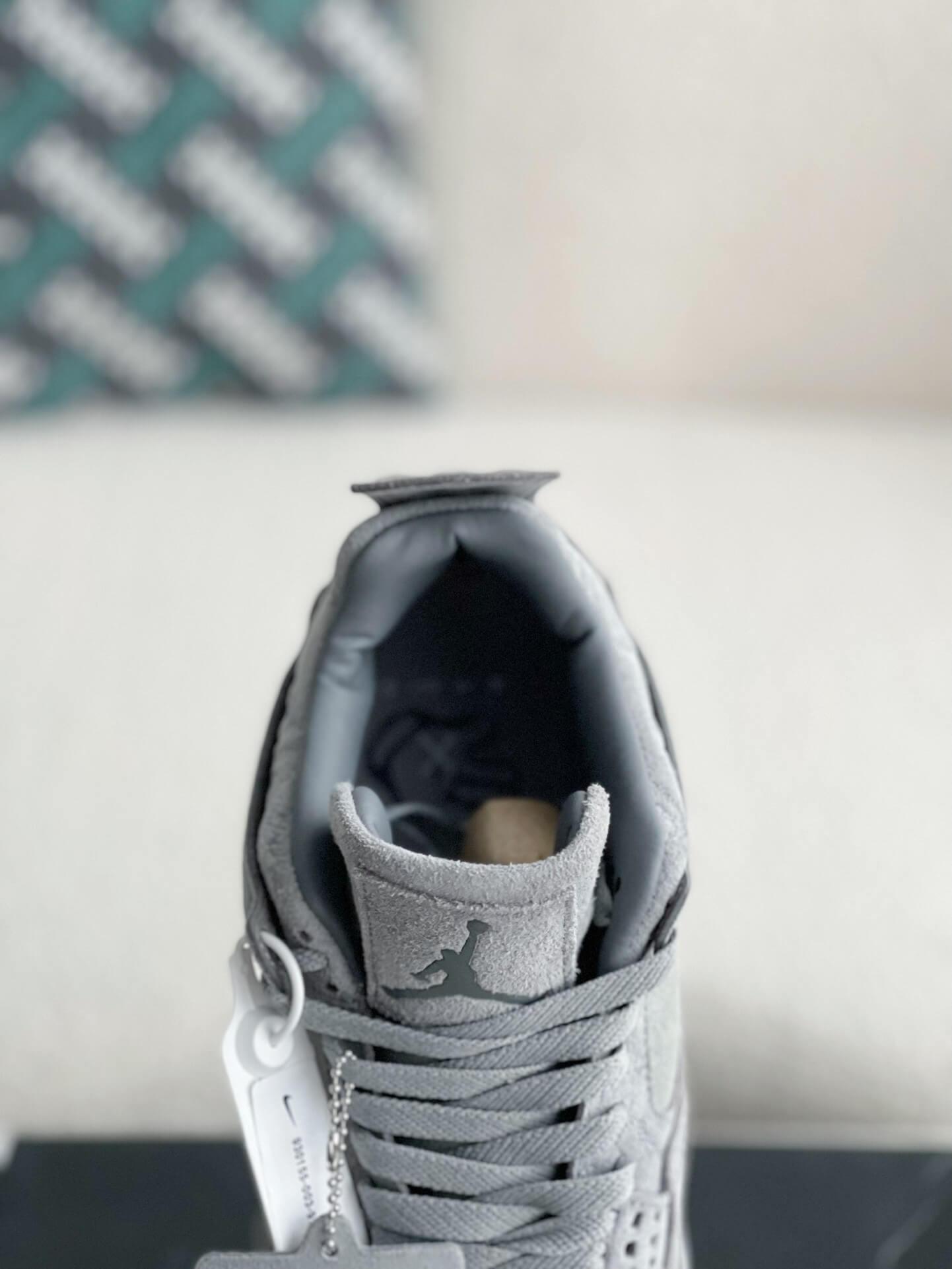 Air Jordan 4 Retro Suede Kaws "Cool Grey" - tntwear1