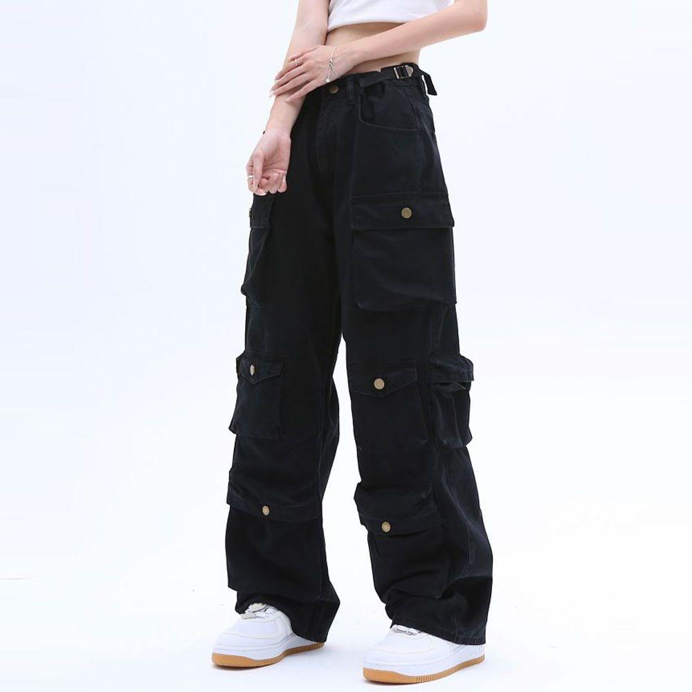 American Retro Multi-Pocket Streetwear Jogger A2432 - tntwear1