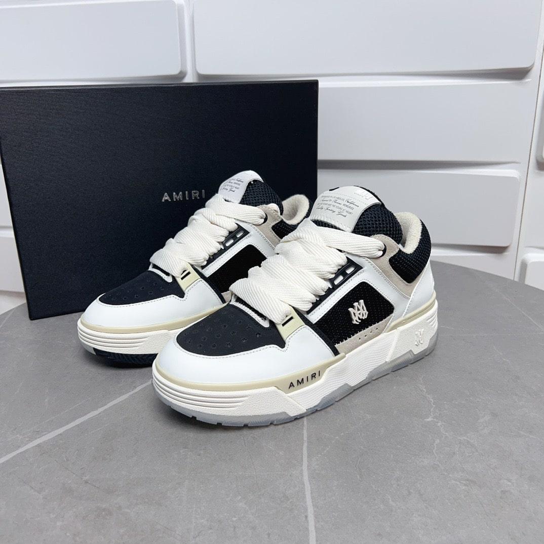 AMR MA-1 Black and White Sneakers-052 - tntwear1