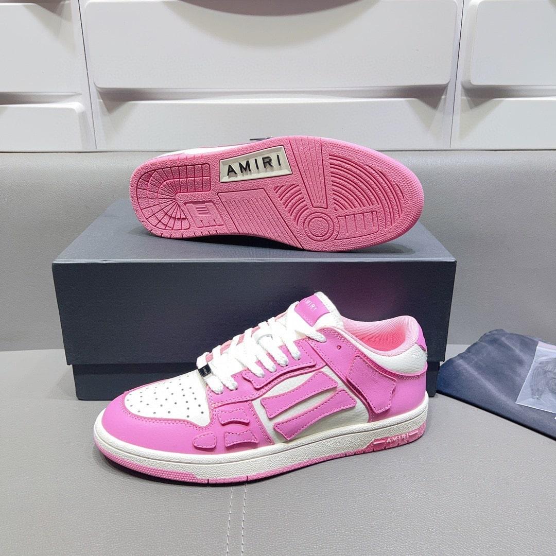 AMR Skel Top Low Pink Sneakers-121 - tntwear1